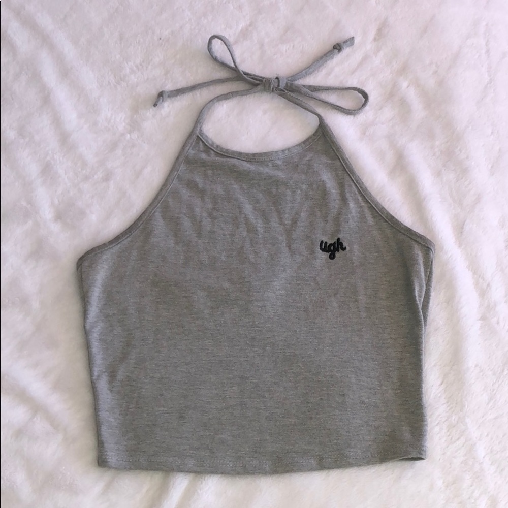 PacSun Grey Halter Top
